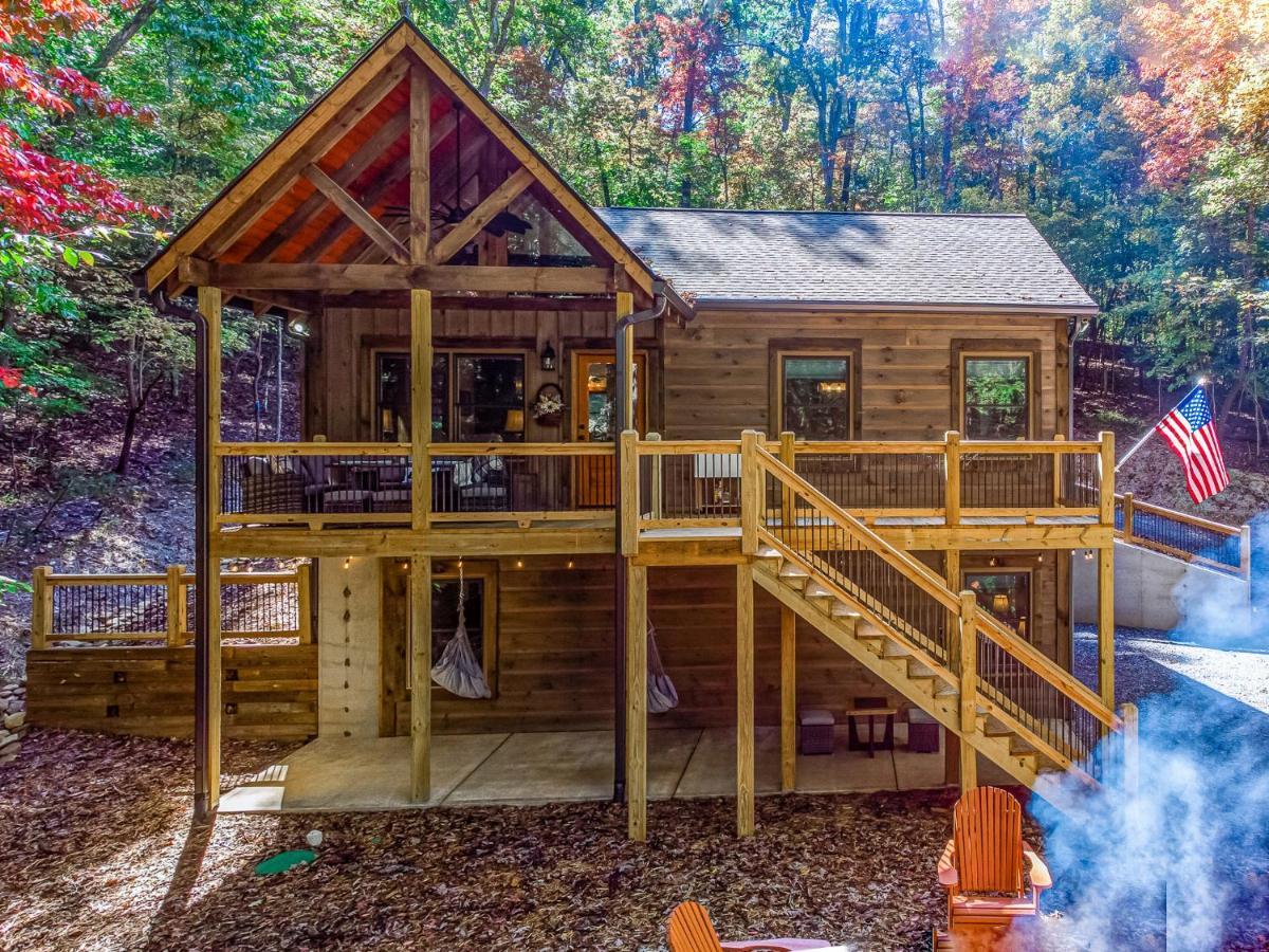 Brand New Build Luxury Mountain Chalet With Hot Tub, Pool, Game Room, Premium Features Ellijay Exteriér fotografie