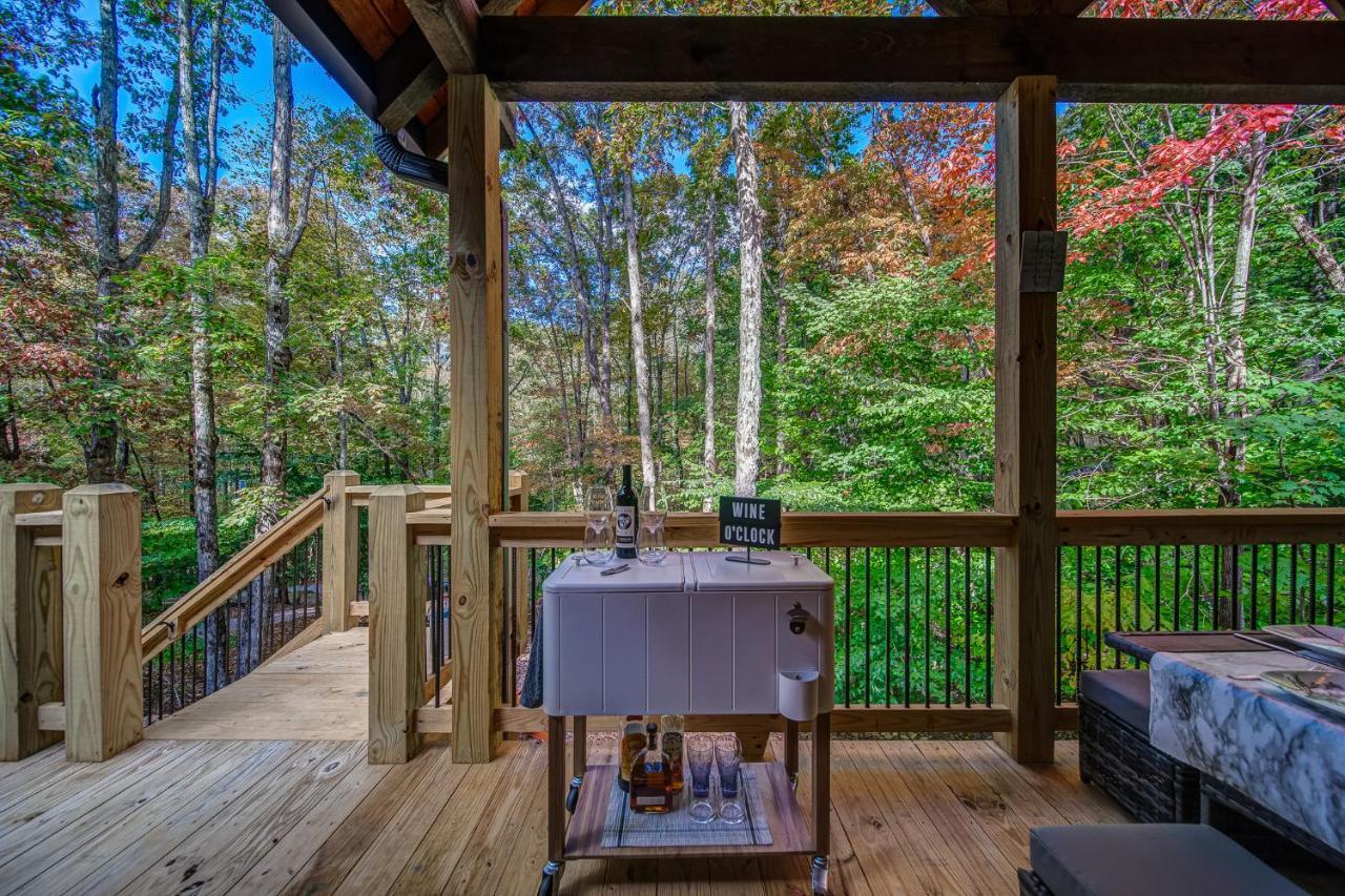 Brand New Build Luxury Mountain Chalet With Hot Tub, Pool, Game Room, Premium Features Ellijay Exteriér fotografie